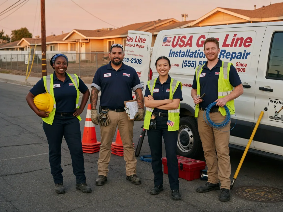 Gas Line Installation company in Columbia City, IN